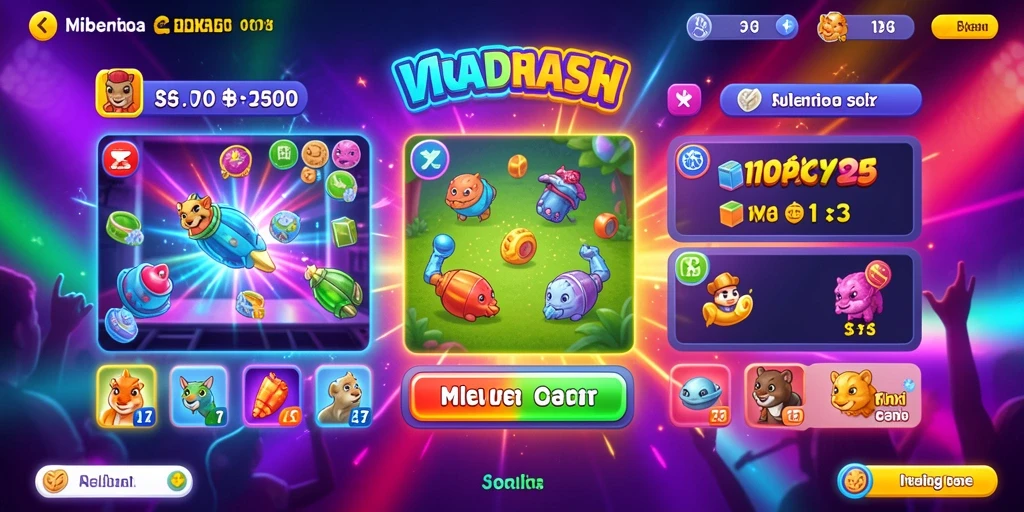 Screenshot dari mode permainan yang penuh tantangan.