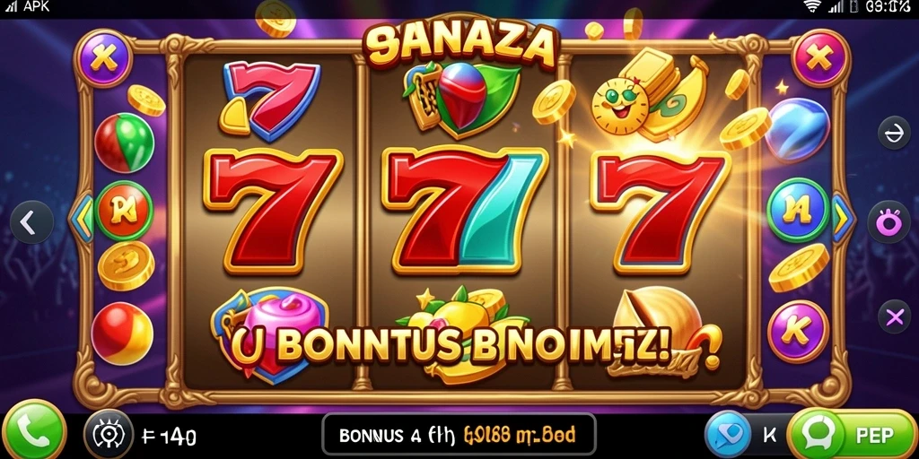 Grafik menawan di permainan slot ketiga.