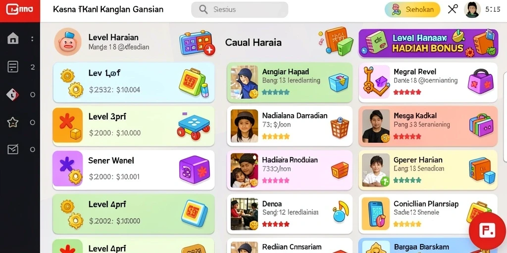 Berbagai pilihan permainan taruhan yang lengkap.